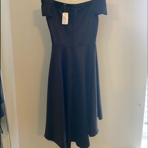Black Hi lo dress